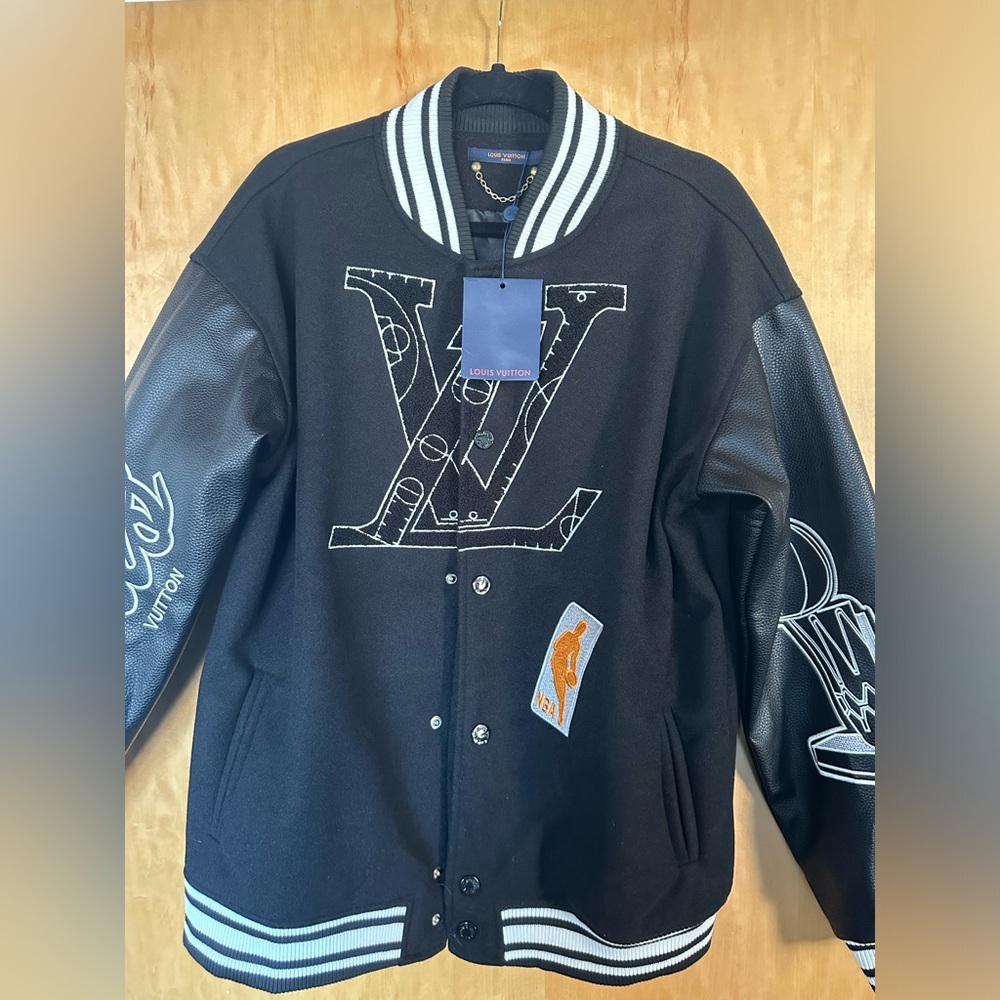 Louis Vuitton X NBA Leather Basketball Jacket